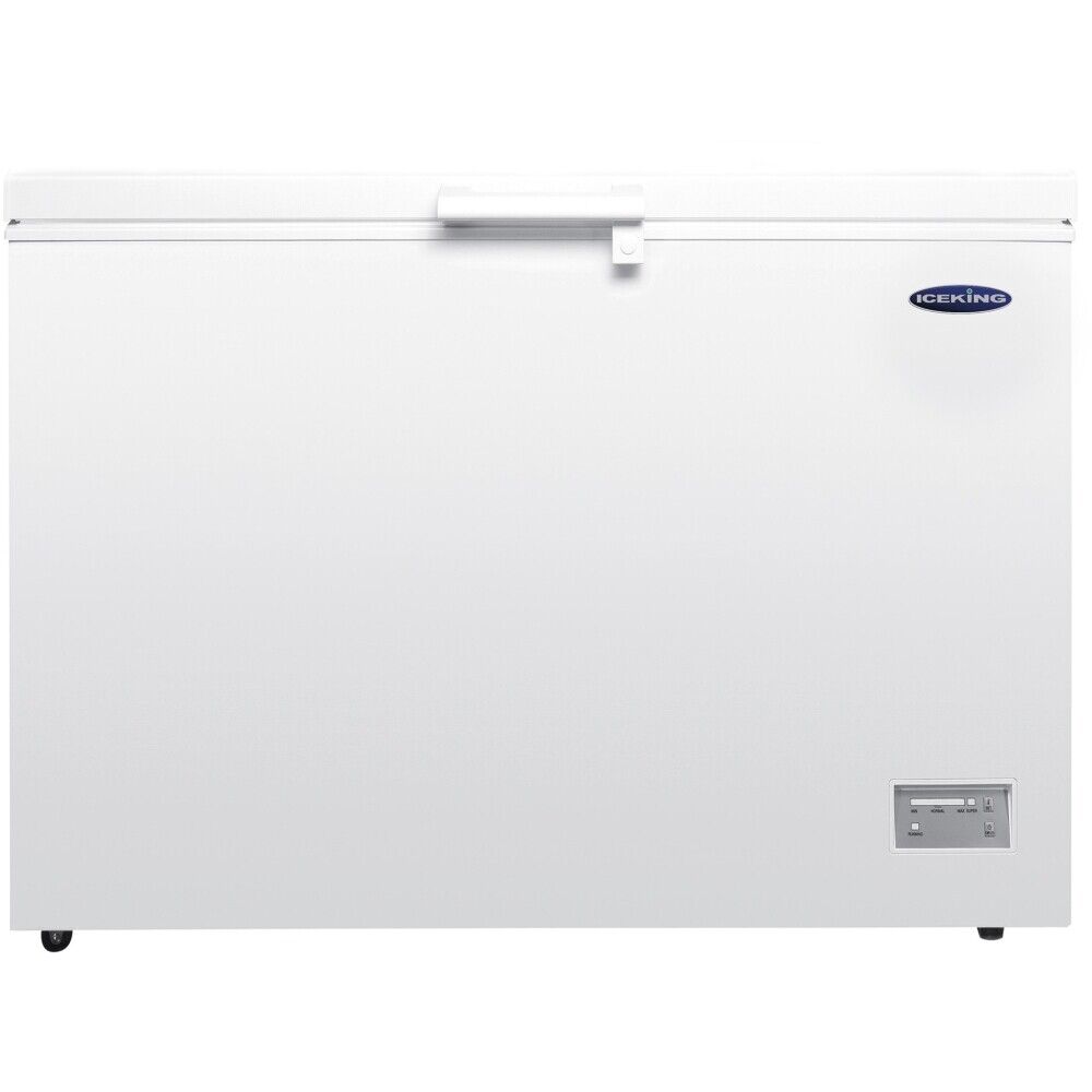 White Chest Freezer, Static - IceKing CF371EW - London Houseware - 1