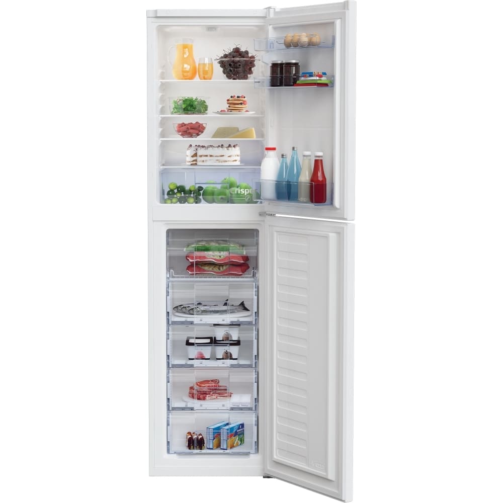 286L Freestanding Frost Free Beko Fridge Freezer, 50/50, White - CFG4501W - London Houseware - 3