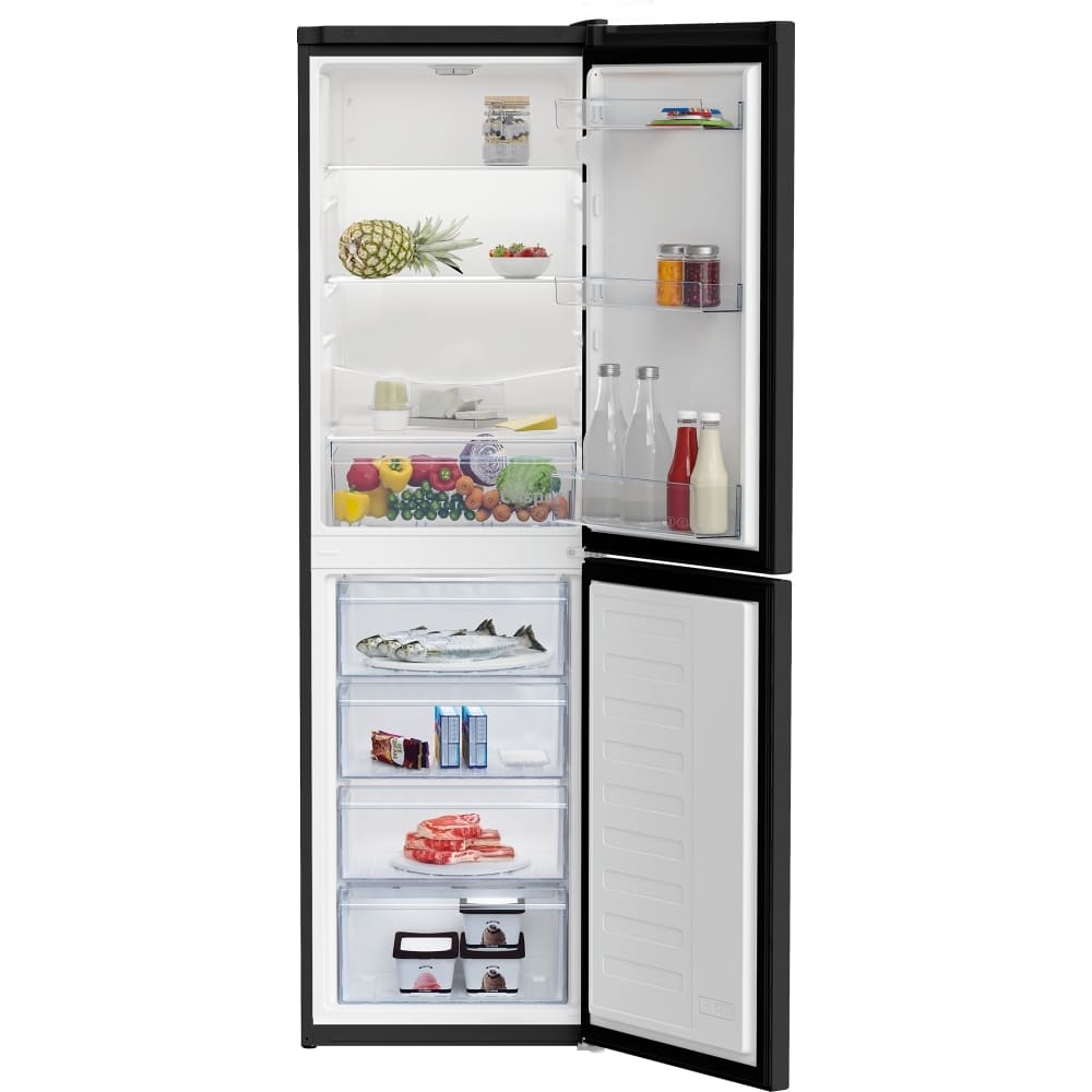 270L Frost Free Beko Fridge Freezer, 50/50, Black - CFG4582B - London Houseware - 6