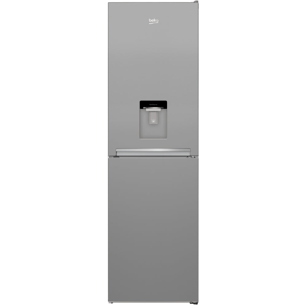 268L Freestanding Frost Free Beko Fridge Freezer, 50/50, Silver - CFG4582DS - London Houseware - 1