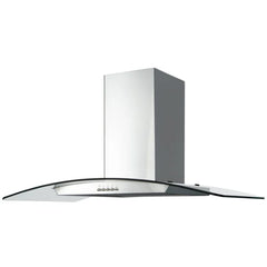 100cm Curved Glass Chimney Cooker Hood – SIA CGH100SS - London Houseware -4