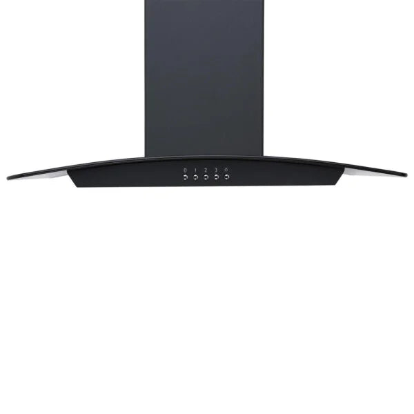 60cm Black Chimney Cooker Hood – SIA CGHS60BL - London Houseware - 6