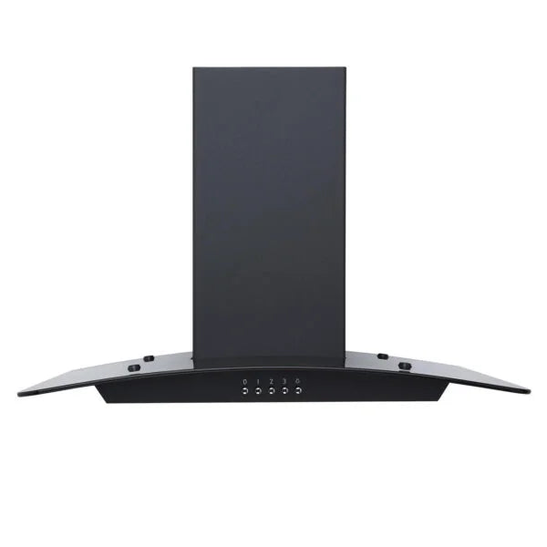 60cm Black Chimney Cooker Hood – SIA CGHS60BL - London Houseware - 5