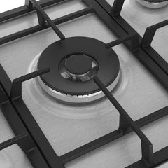 Frameless 5 Burner Gas Hob Stainless Steel - Beko CIHYG32SXE - London Houseware - 5