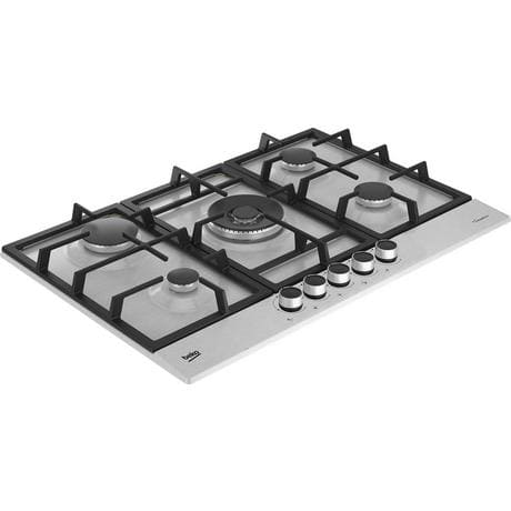 Frameless 5 Burner Gas Hob Stainless Steel - Beko CIHYG32SXE - London Houseware - 4