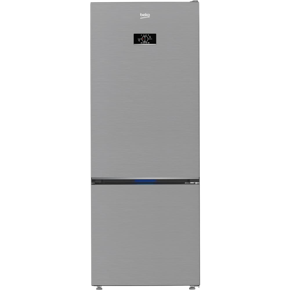 475L Freestanding Frost Free Beko Fridge Freezer, 70/30, Stainless Steel - CNG5785VPS - London Houseware - 1