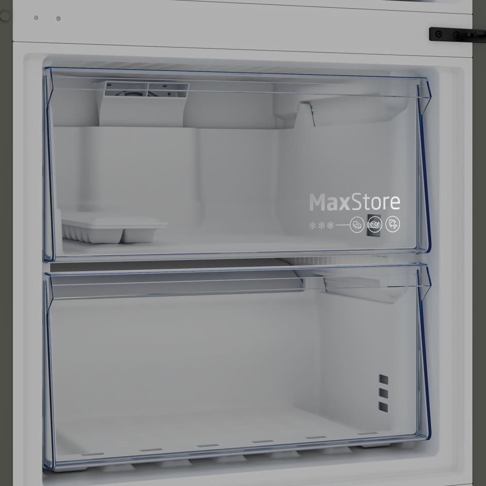 475L Freestanding Frost Free Beko Fridge Freezer, 70/30, Stainless Steel - CNG5785VPS - London Houseware - 8