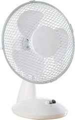 9-Inch 2 Settings Portable Desk Fan Daewoo- COL1062 - London Houseware - 1