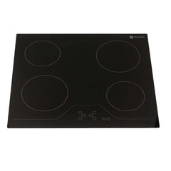 60cm Black 4 Zone Electric Ceramic Hob – White Knight - London Houseware - 1