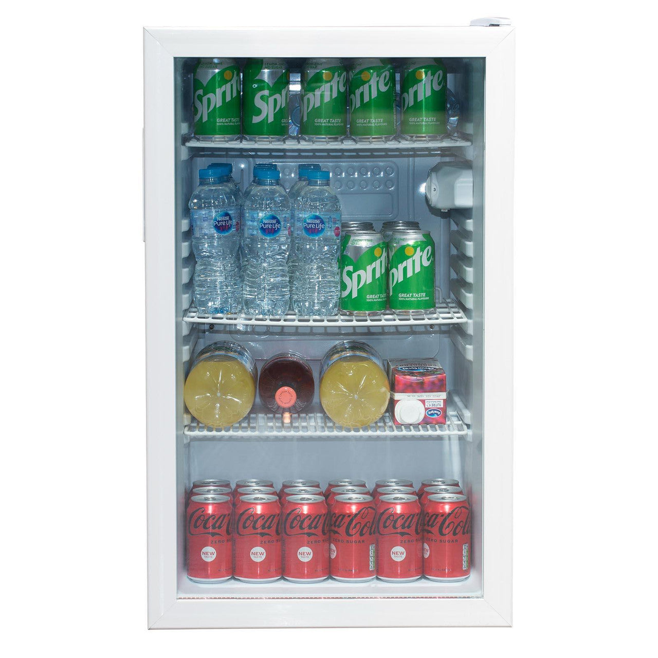 White Undercounter Drinks Fridge / Wine Cooler - SIA DC1WH - London Houseware - 1