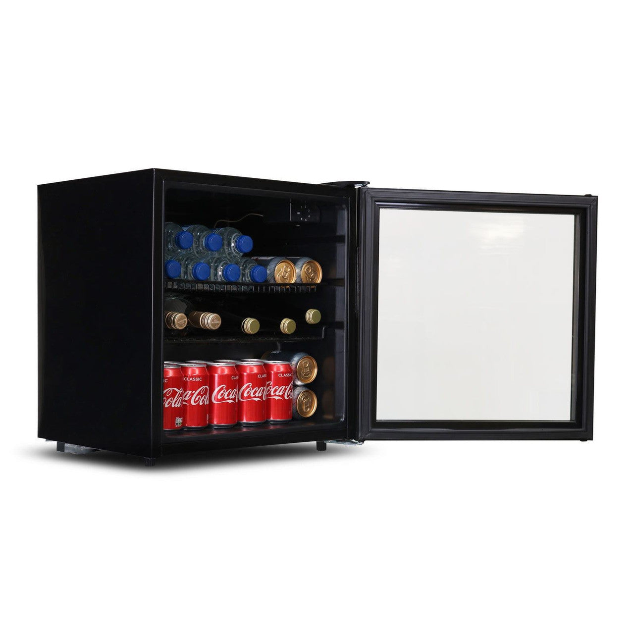 50L Black Mini Drinks Fridge / Wine Cooler - SIA DC2BL - London Houseware - 5