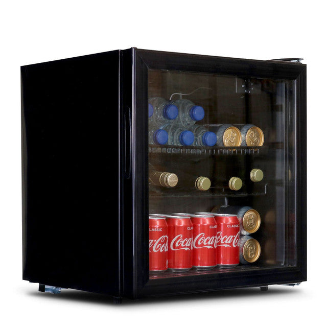 50L Black Mini Drinks Fridge / Wine Cooler - SIA DC2BL - London Houseware - 2