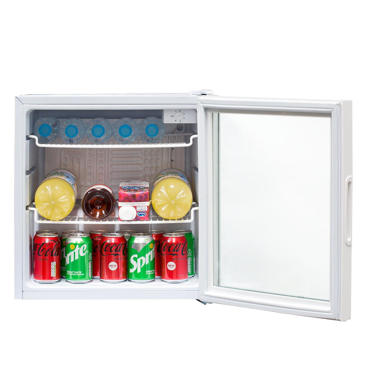 50L White Mini Drinks Fridge / Wine Cooler - SIA DC2WH - London Houseware - 5