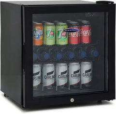 Iceking DF48K - 49L Black Tabletop Mini Drinks Fridge - London Houseware - 1