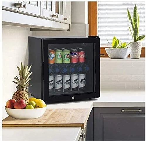 Iceking DF48K - 49L Black Tabletop Mini Drinks Fridge - London Houseware - 3