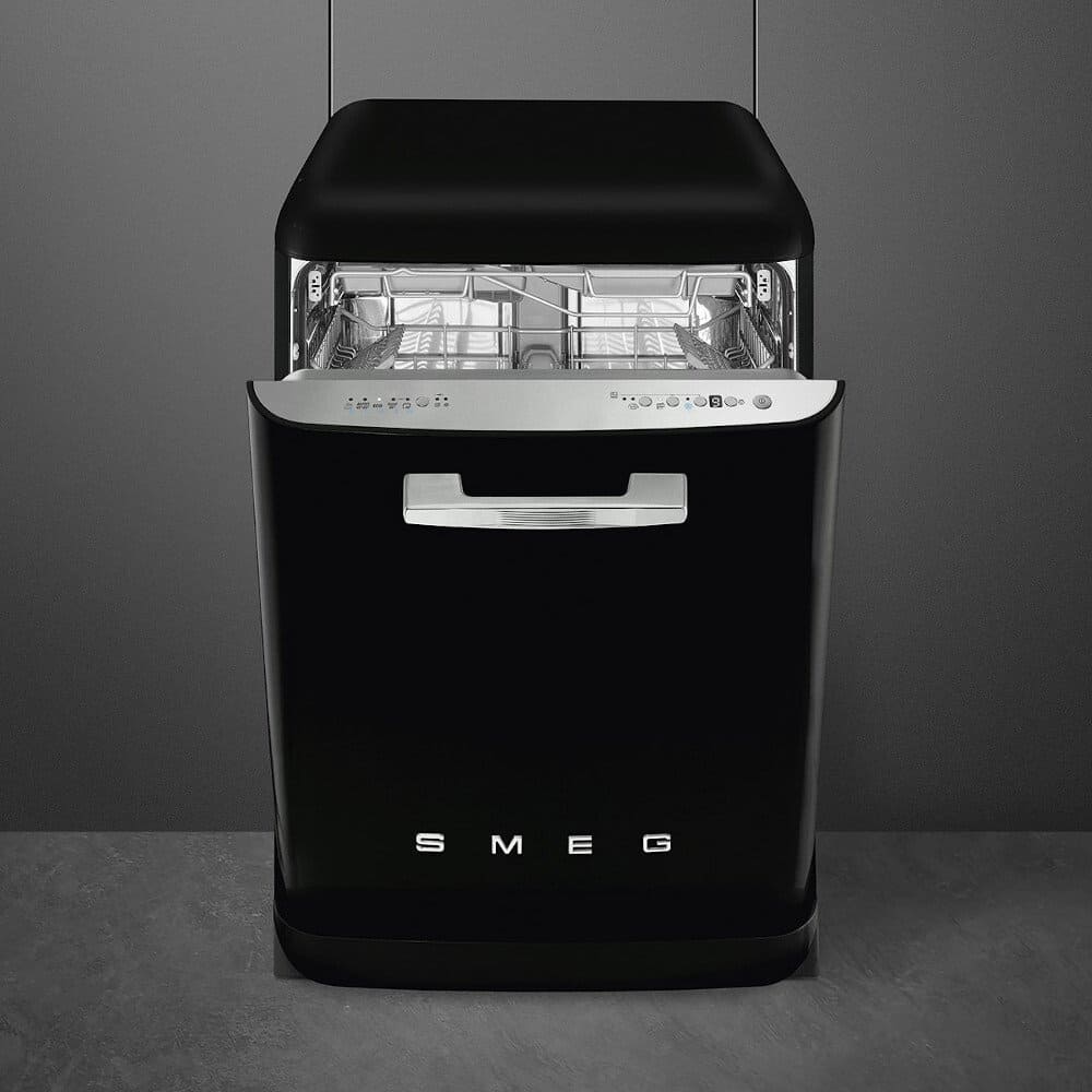 60cm Freestanding Black Dishwasher - Smeg DFFABBL - London Houseware - 2