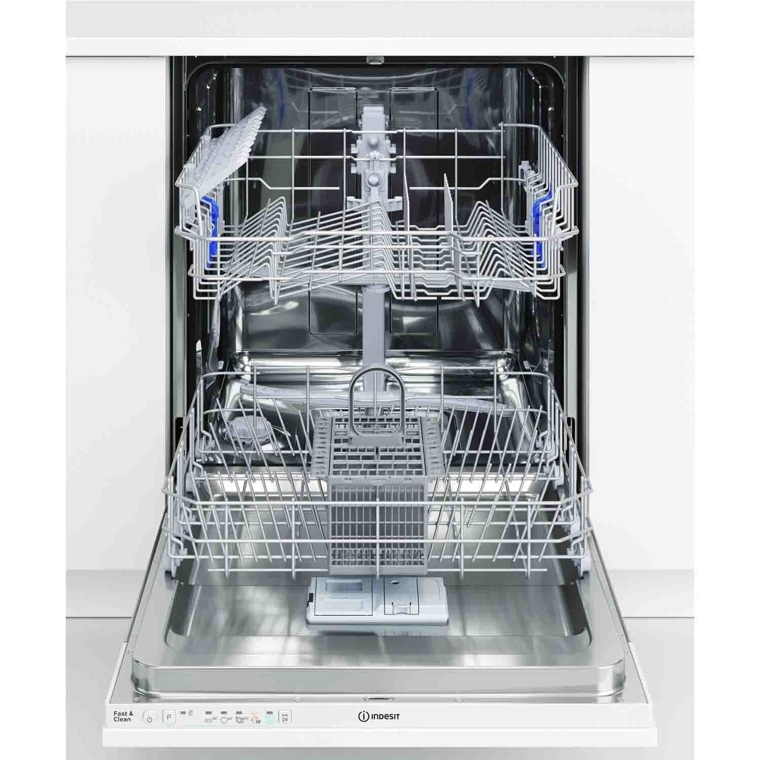 Integrated Dishwasher - Indesit DIE2B19UK - London Houseware - 2