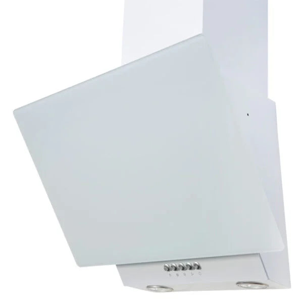 60cm Chimney Cooker Hood & Carbon Filter - SIA EAG61WH , White - London Houseware - 6