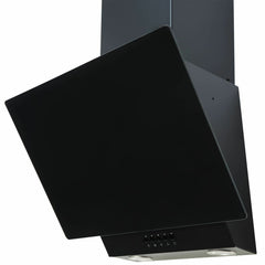 70cm Black Angled Cooker Hood / Kitchen Extractor Fan - SIA EAG71BL - London Houseware - 1