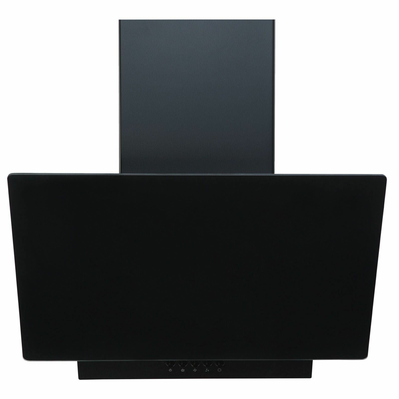 70cm Black Angled Cooker Hood / Kitchen Extractor Fan - SIA EAG71BL - London Houseware - 2