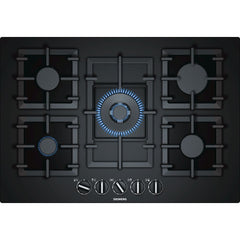 75cm 5 Burner Gas Hob Tempered Glass - Siemens EP7A6QB90 iQ500 - Naamaste London Homewares - 1