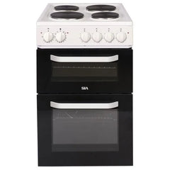 Double Oven Electric Cooker With Hob - SIA ETSA51W - London Houseware - 1