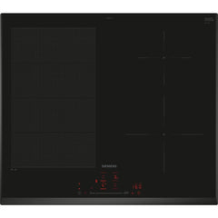 60cm 4 Zone Induction Hob, Black - Siemens EX651HEC1E iQ700 - Naamaste London Homewares - 1