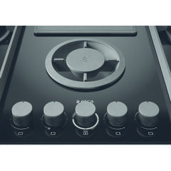 NikolaTesla Vented Hob, Black Glass - Elica NT-FLAME-BLK-RC - Naamaste London Homewares - 3