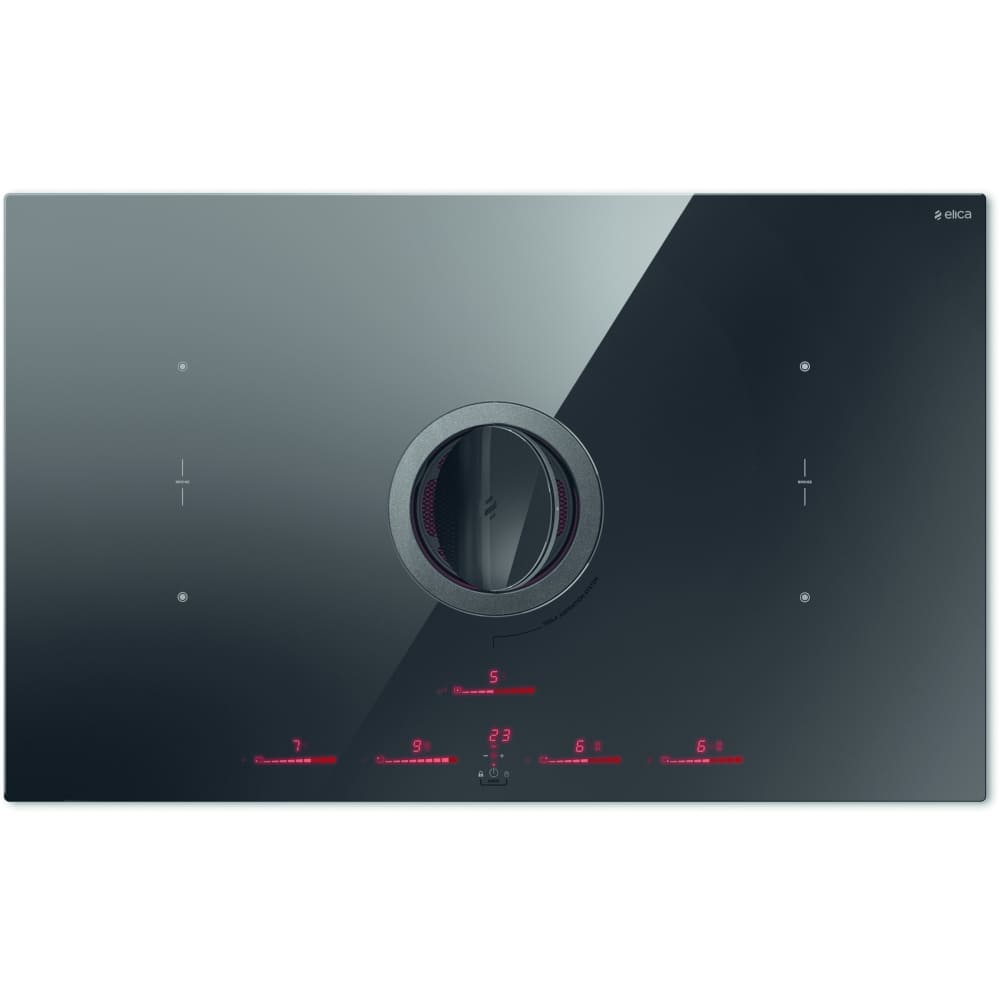 83cm NikolaTesla Vented Hob, Black - Elica NT-SWITCH-BK-DO - Naamaste London Homewares - 5