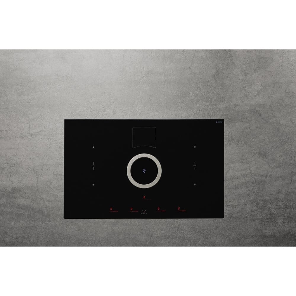 83cm NikolaTesla Vented Induction Hob, Black - Elica NT-SWITCH-BK-RC - Naamaste London Homewares - 1