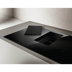 83cm Black Glass Vented Hob, A Rated - Elica NT PRIME S DO - Naamaste London Homewares - 2