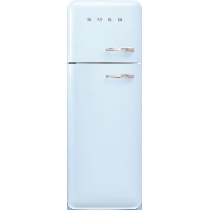 265L Retro Static Smeg Fridge Freezer, 80/20, Pastel Blue - FAB30LPB5UK - London Houseware - 1