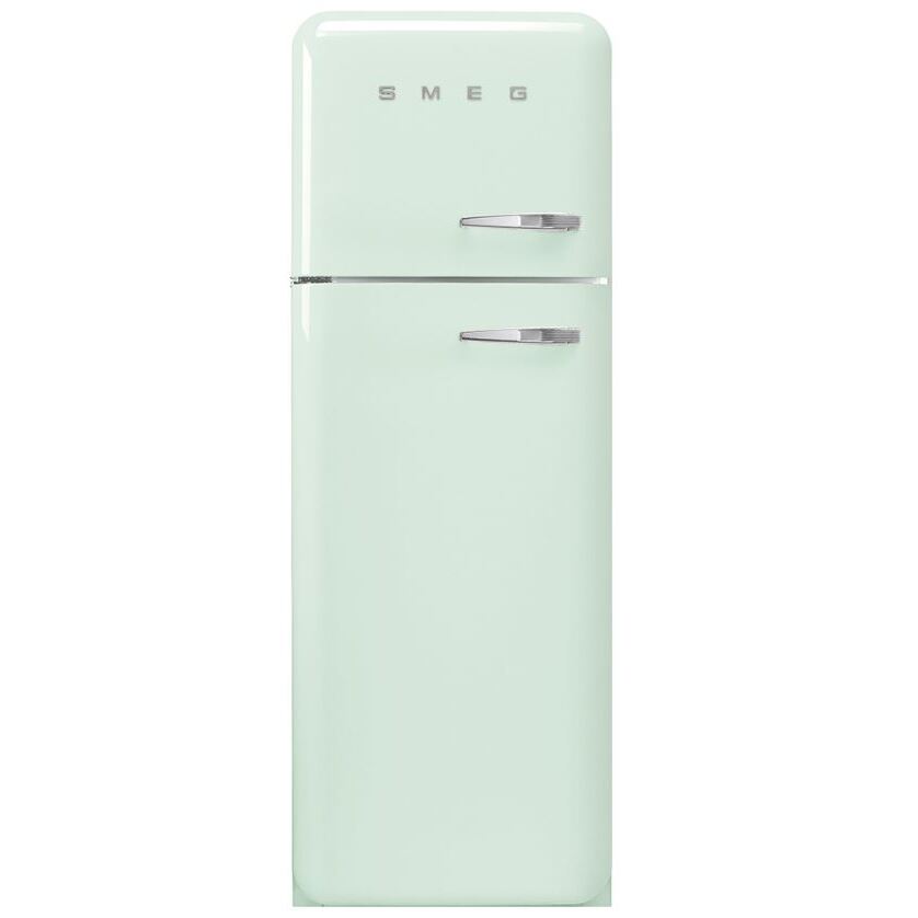 265L Retro Static Smeg Fridge Freezer, 80/20, Pastel Green - FAB30LPG5UK - London Houseware - 1