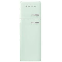 265L Retro Static Smeg Fridge Freezer, 80/20, Pastel Green - FAB30LPG5UK - London Houseware - 1