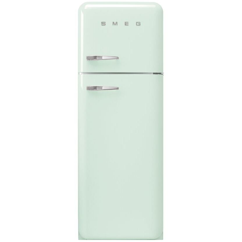 294L Retro Static Smeg Fridge Freezer, 80/20, Pastel Green - FAB30RPG5UK- London Houseware - 1