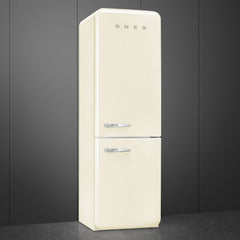 331L Retro Frost Free Smeg Fridge Freezer, 60/40, Cream - FAB32RCR5UK - London Houseware - 2