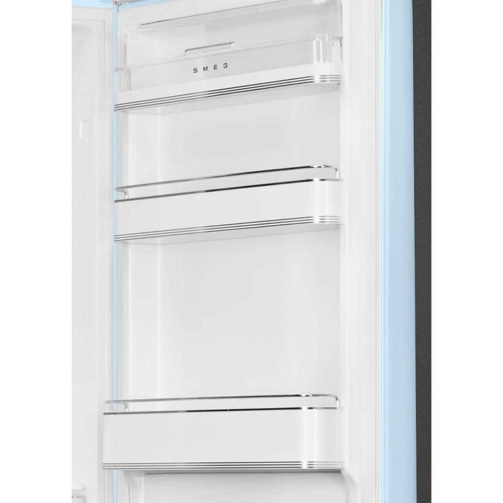 331L Retro Frost Free Smeg Fridge Freezer, 60/40, Pastel Blue - FAB32RPB5UK - London Houseware - 5