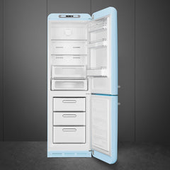 331L Retro Frost Free Smeg Fridge Freezer, 60/40, Pastel Blue - FAB32RPB5UK - London Houseware - 2