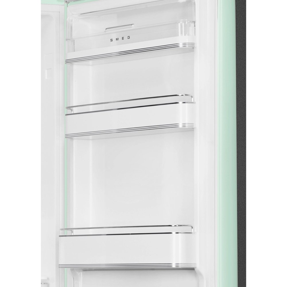 331L Retro Frost Free Smeg Fridge Freezer, 60/40, Pastel Green - FAB32RPG5UK - London Houseware - 4