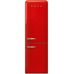 331L Retro Frost Free Smeg Fridge Freezer, 60/40, Red - FAB32RRD5UK - London Houseware - 1