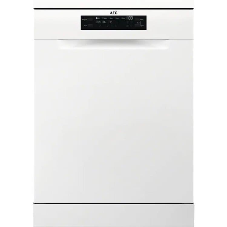 AEG Dishwasher, 60cm White Freestanding - FFB53937ZW - London Houseware - 1