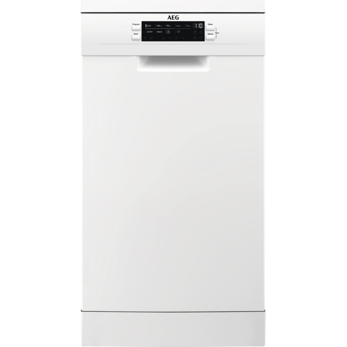 45cm White Slimline Dishwasher - AEG FFB62417ZW - London Houseware - 1