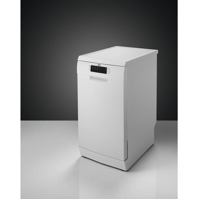 45cm White Slimline Dishwasher - AEG FFB62417ZW - London Houseware - 3