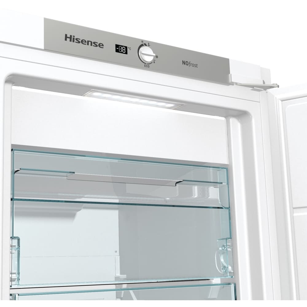 212L Built-In Integrated Freezer, Sliding Hinge, White - Hisense FIV276N4AWEUK - London Houseware - 9