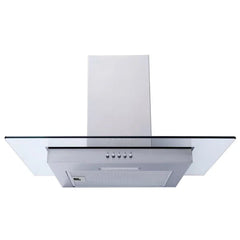 SIA FL60SS-60cm Flat Glass Stainless Steel Chimney Cooker Hood - London Houseware - 1