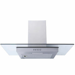 70cm Flat Glass Chimney Cooker Hood / Extractor Fan - SIA FL70SS - London houseware - 4