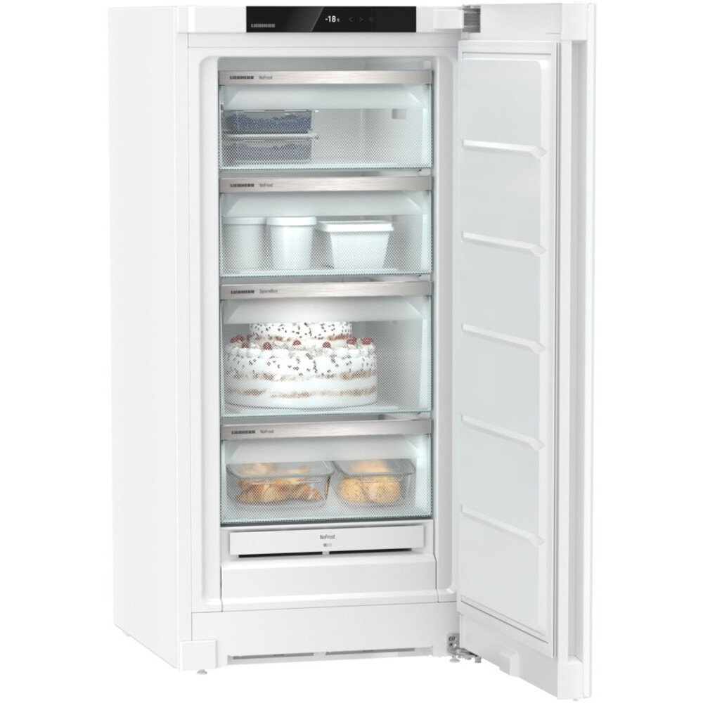 161L Freestanding No Frost Tall Freezer, White - Liebherr FNe4204 - London Houseware - 3