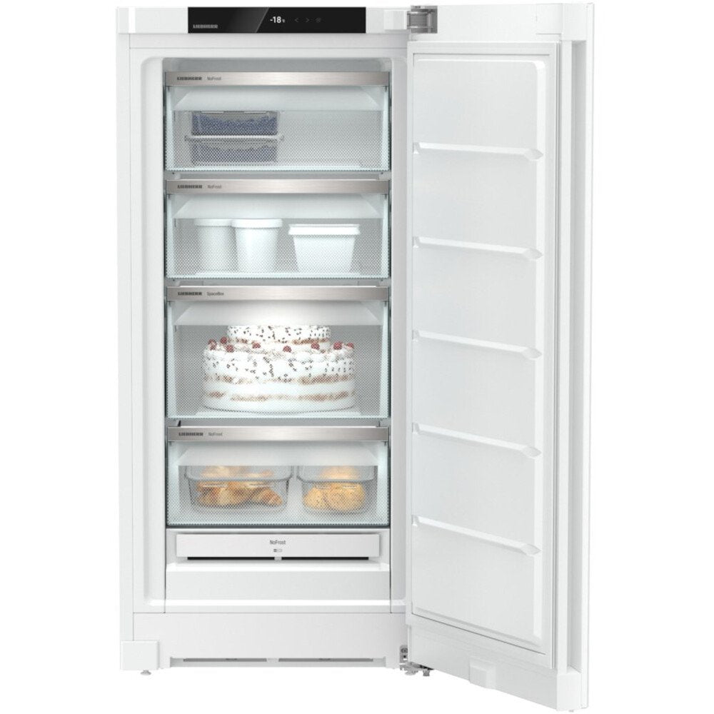 161L Freestanding No Frost Tall Freezer, White - Liebherr FNe4204 - London Houseware - 3