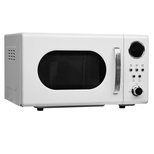 20L 700W White Retro Microwave Oven – SIA FRM20WH - London Houseware - 2