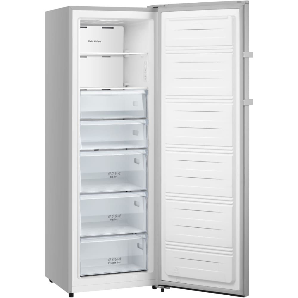 229L No Frost Tall Freezer, Stainless Steel - Hisense FV298N4ACE - Naamaste London Homewares - 8